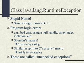 Exception handling | PPT