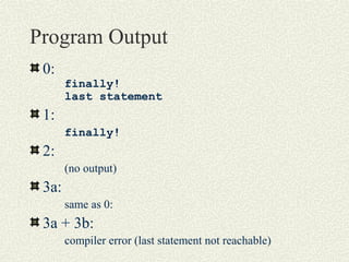 Exception handling | PPT