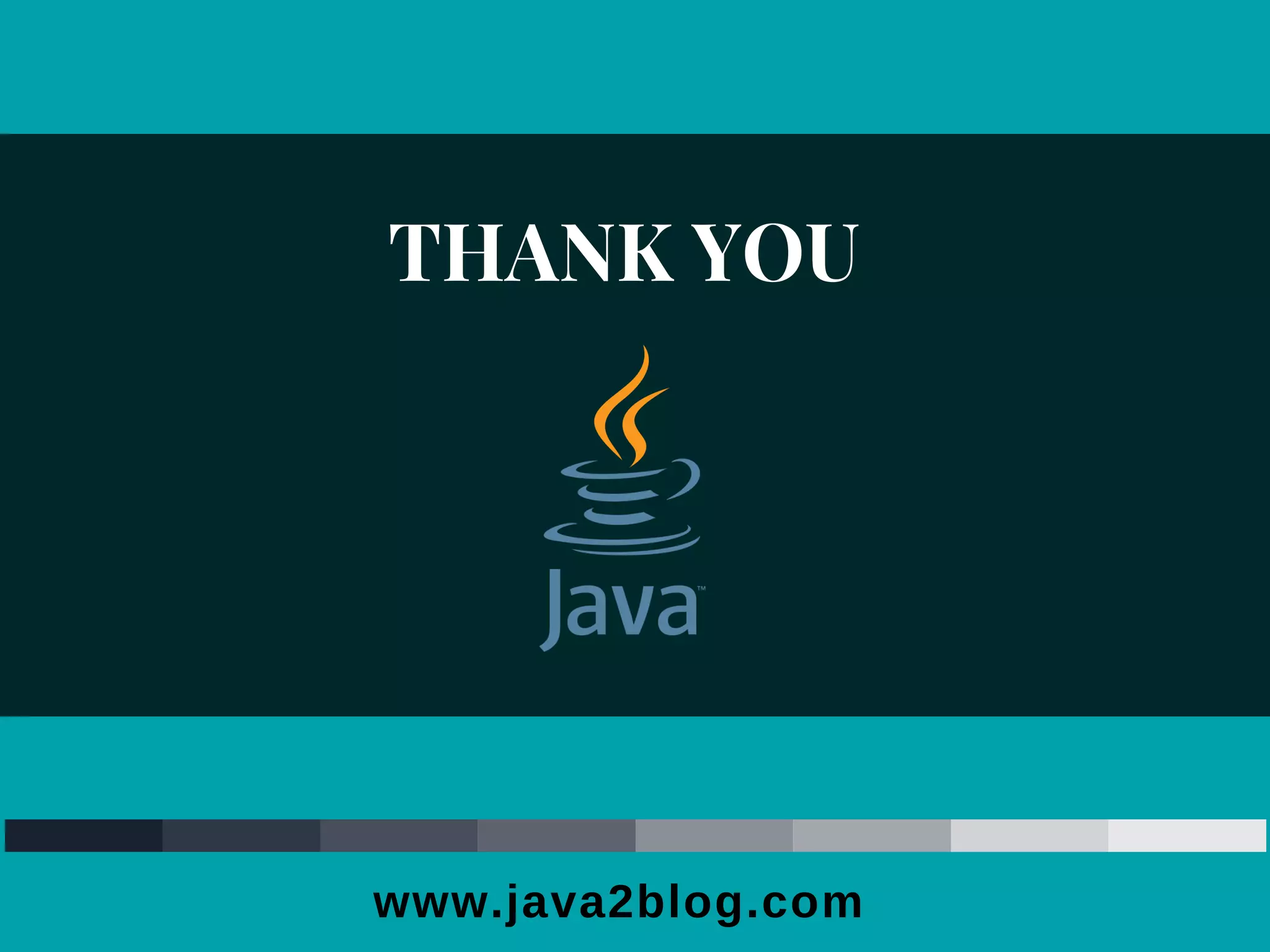 www.java2blog.com
THANK YOU
 