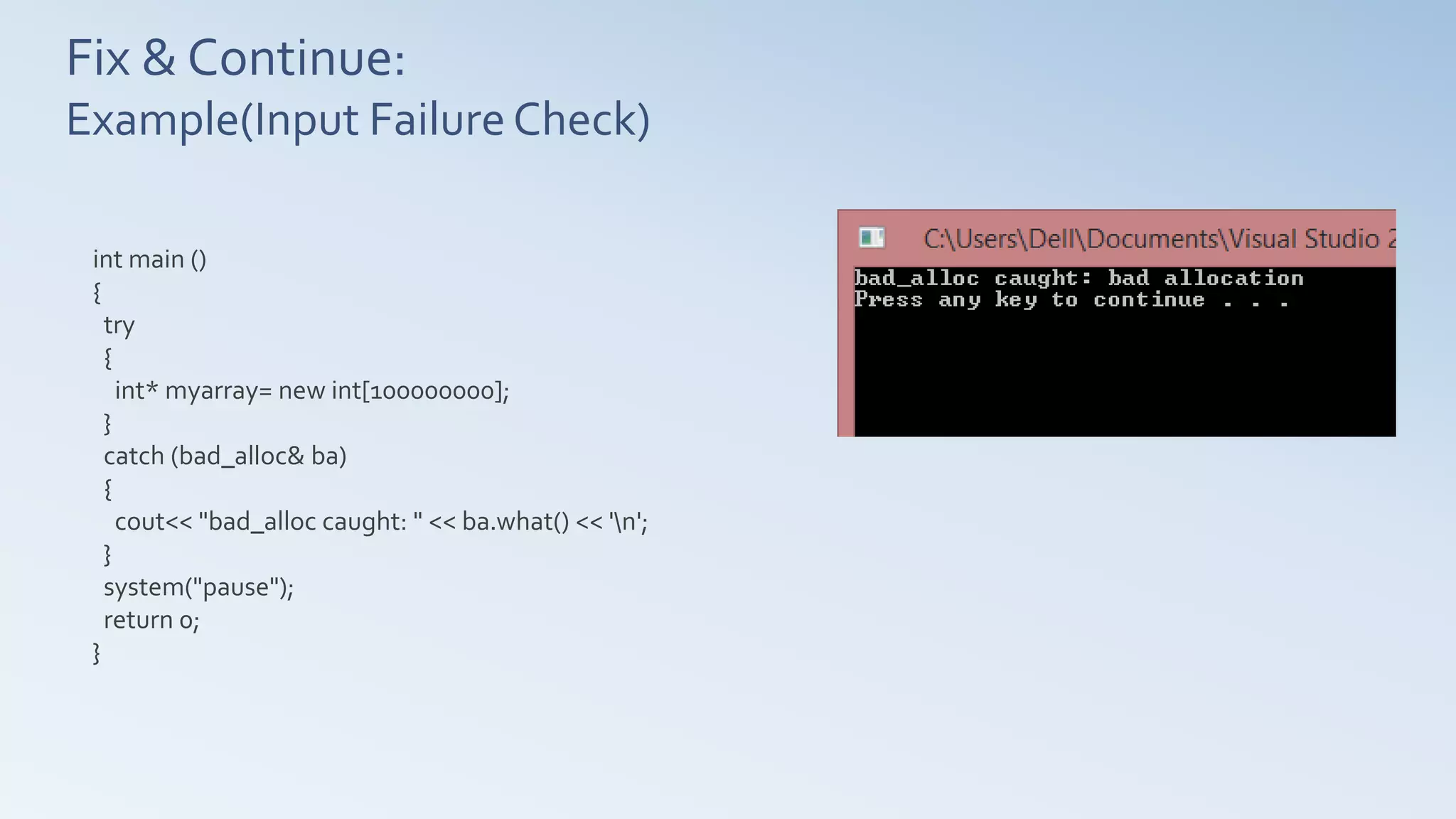 Exception handling | PPT