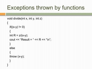 Exception handling | PPT