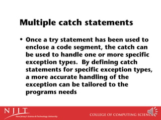 Exception handling | PPT
