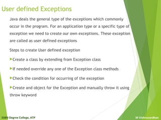 Exception handling | PPT
