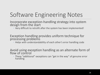 Exception handling | PPT