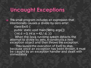 Exception handling and throw and throws keyword in java.pptx