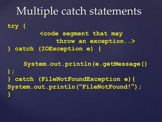Exception Handling,finally,catch,throw,throws,try.pptx