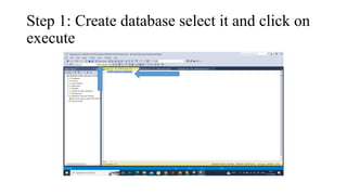 Exception handling in SQL with Execution | PPTX