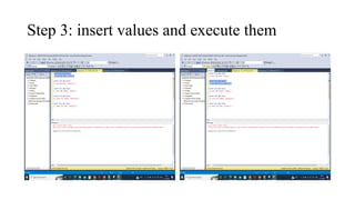 Exception handling in SQL with Execution | PPTX