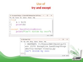 Exception handling with python class 12.pptx