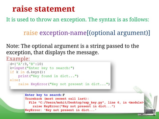 Exception handling with python class 12.pptx