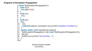exception handling try catch finally block | PPTX