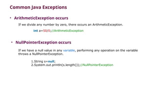 exception handling try catch finally block | PPTX