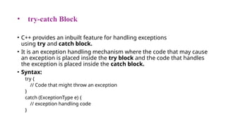 Exception Handling.pptx Exception Handling.pptx