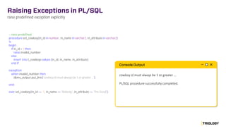 Exception Handling - The Good, the Bad and the Maybe (APEXCONN23) | PDF