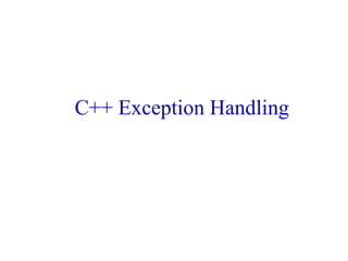 Comprehensive Guide to C++ Exception Handling and Dynamic Matrix ...
