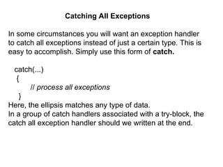 Comprehensive Guide to C++ Exception Handling and Dynamic Matrix ...