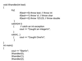 Comprehensive Guide to C++ Exception Handling and Dynamic Matrix ...