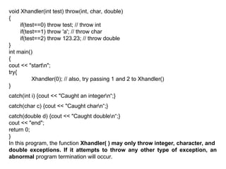 Comprehensive Guide to C++ Exception Handling and Dynamic Matrix ...