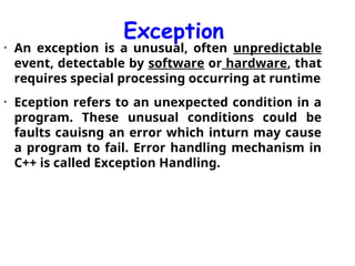 Comprehensive Guide to C++ Exception Handling and Dynamic Matrix ...
