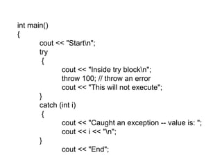 Comprehensive Guide to C++ Exception Handling and Dynamic Matrix ...