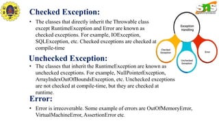 Exception handling2.0.pptx | Programming Languages | Computing