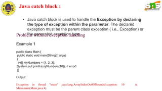 Exception handling2.0.pptx | Programming Languages | Computing