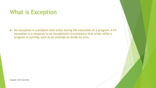 Exception handling in c | PPT