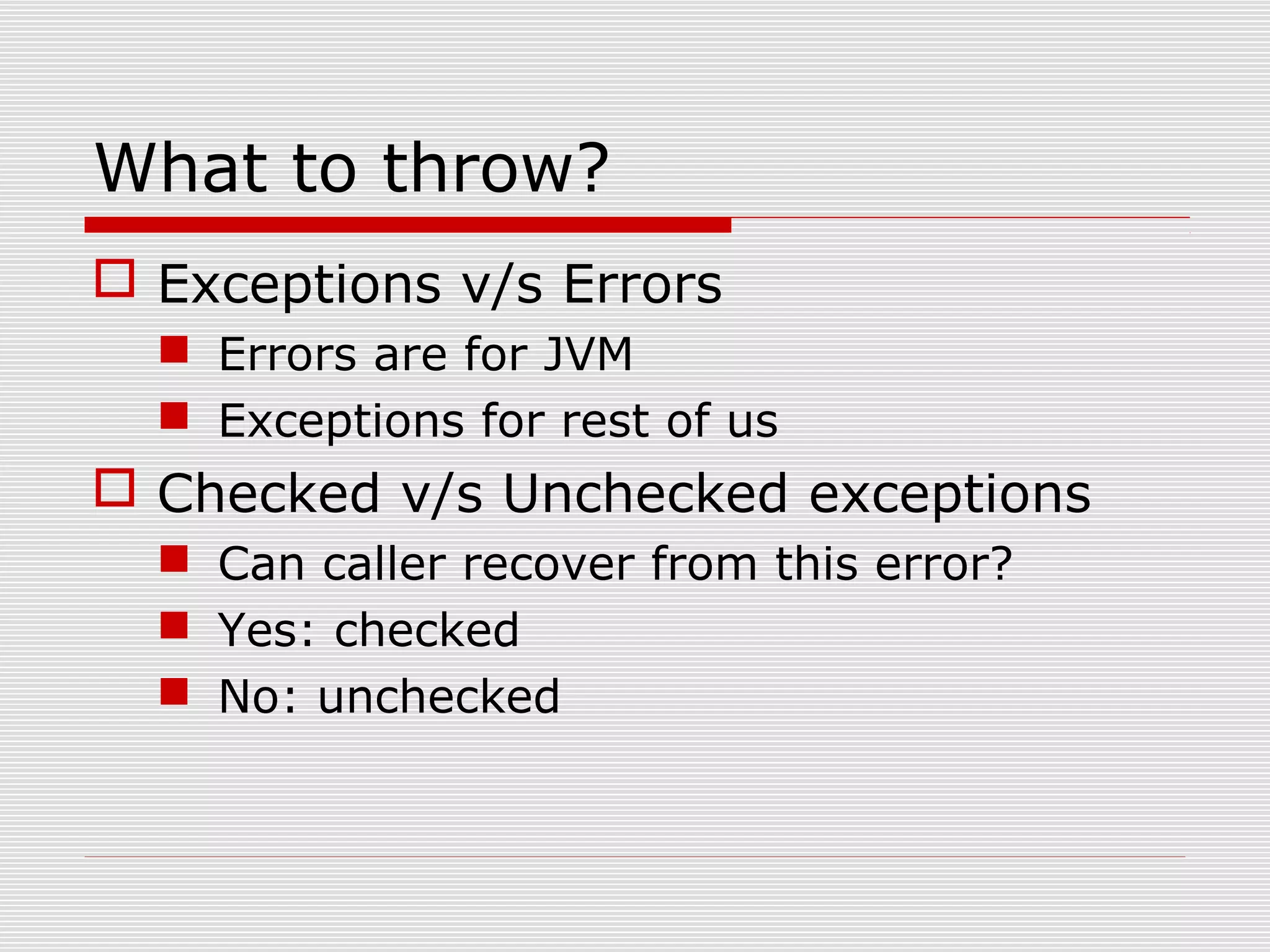 Exception handling in java | PPT