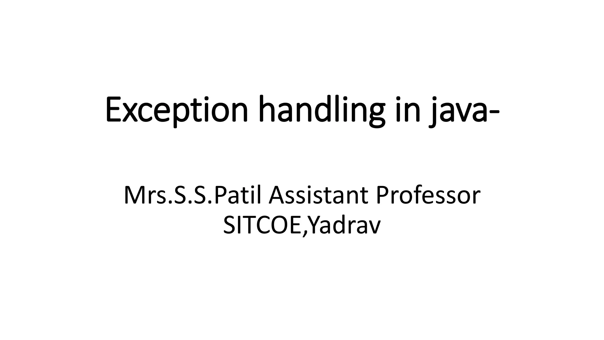Exception handling in java-PPT.pptx