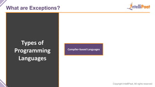 Exception handling in python | PPTX | Programming Languages | Computing