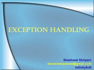 Exception handling java