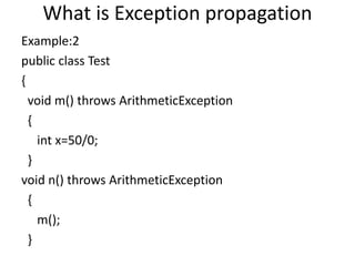 Core Java Concept Exception Handling Part-II.ppt