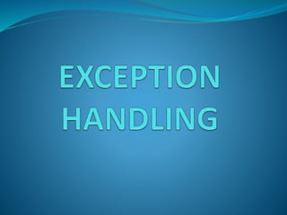 Exception handling ppt.pptx