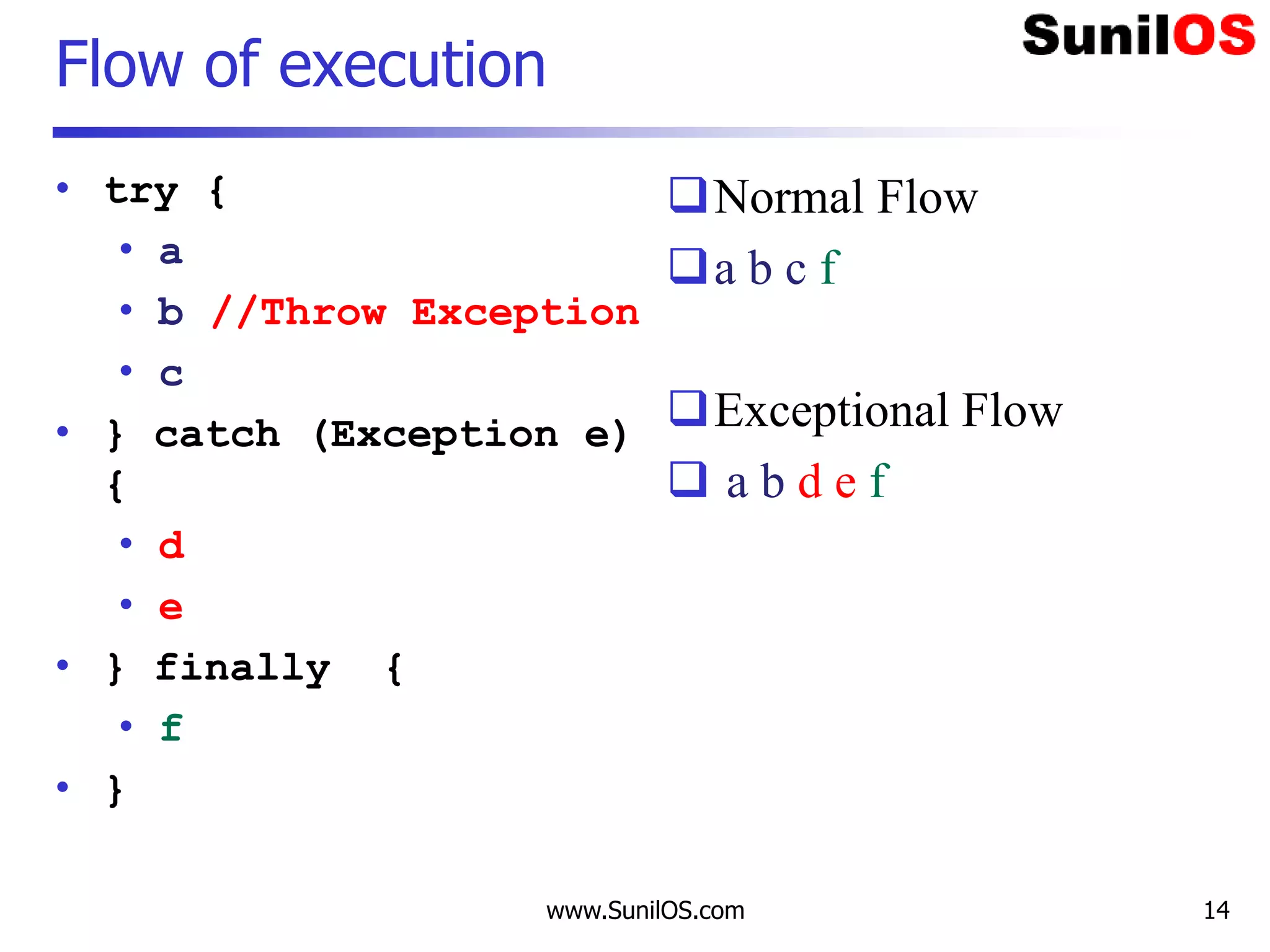 Exception Handling v3