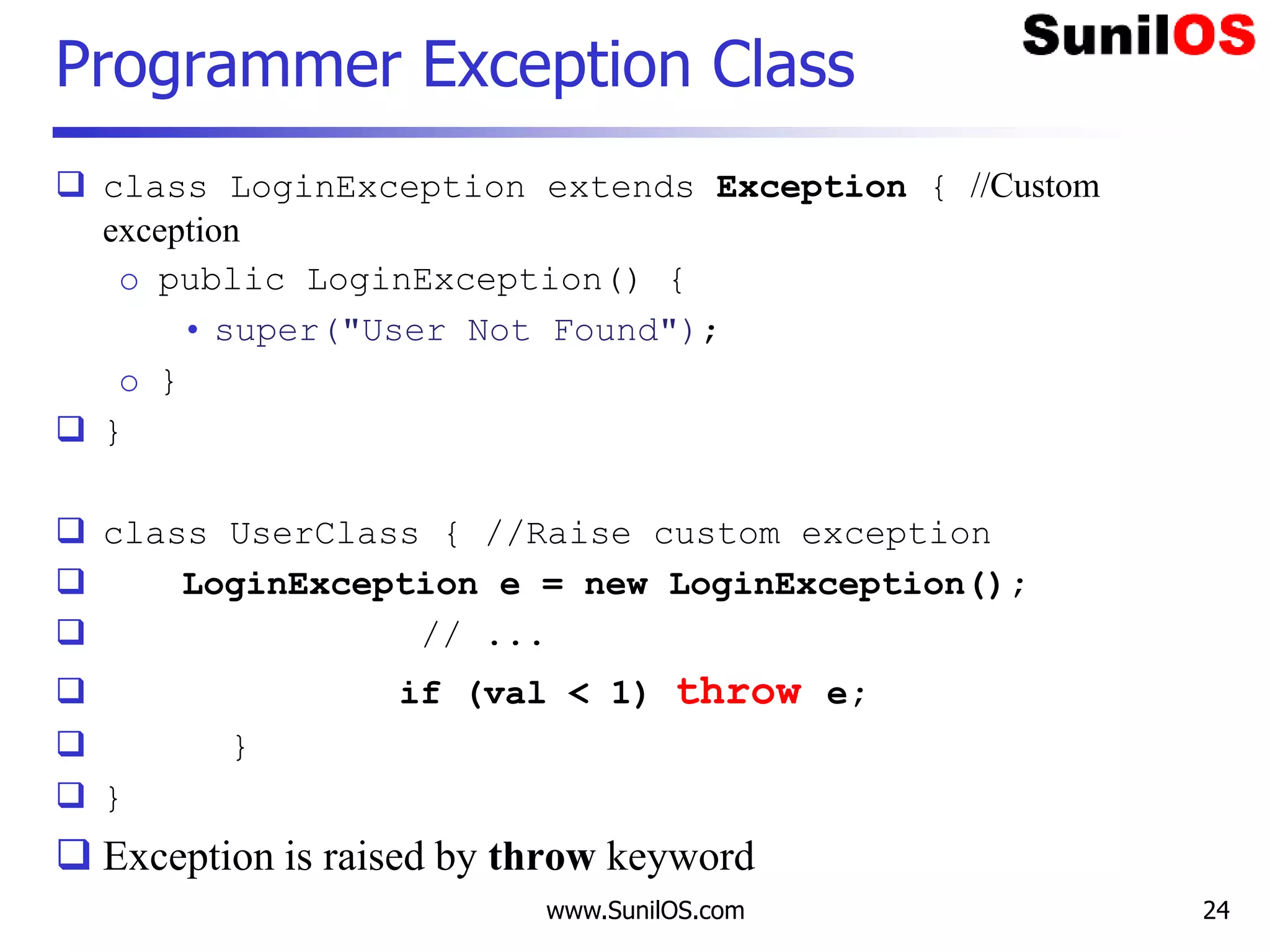 Exception Handling v3