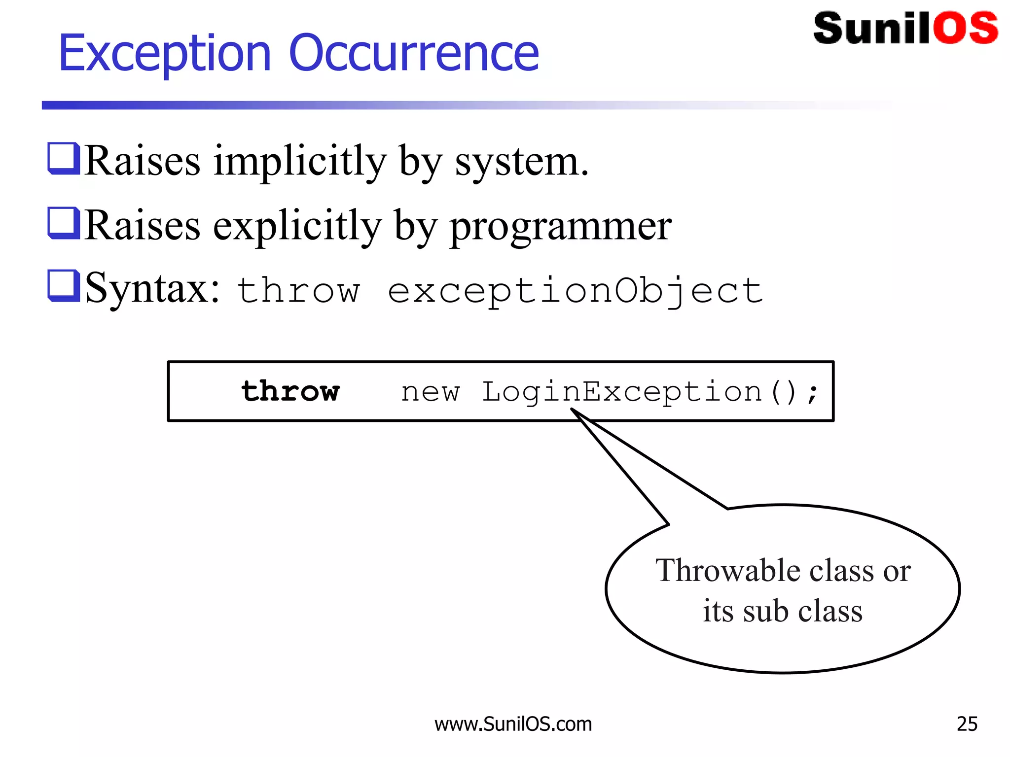 Exception Handling v3