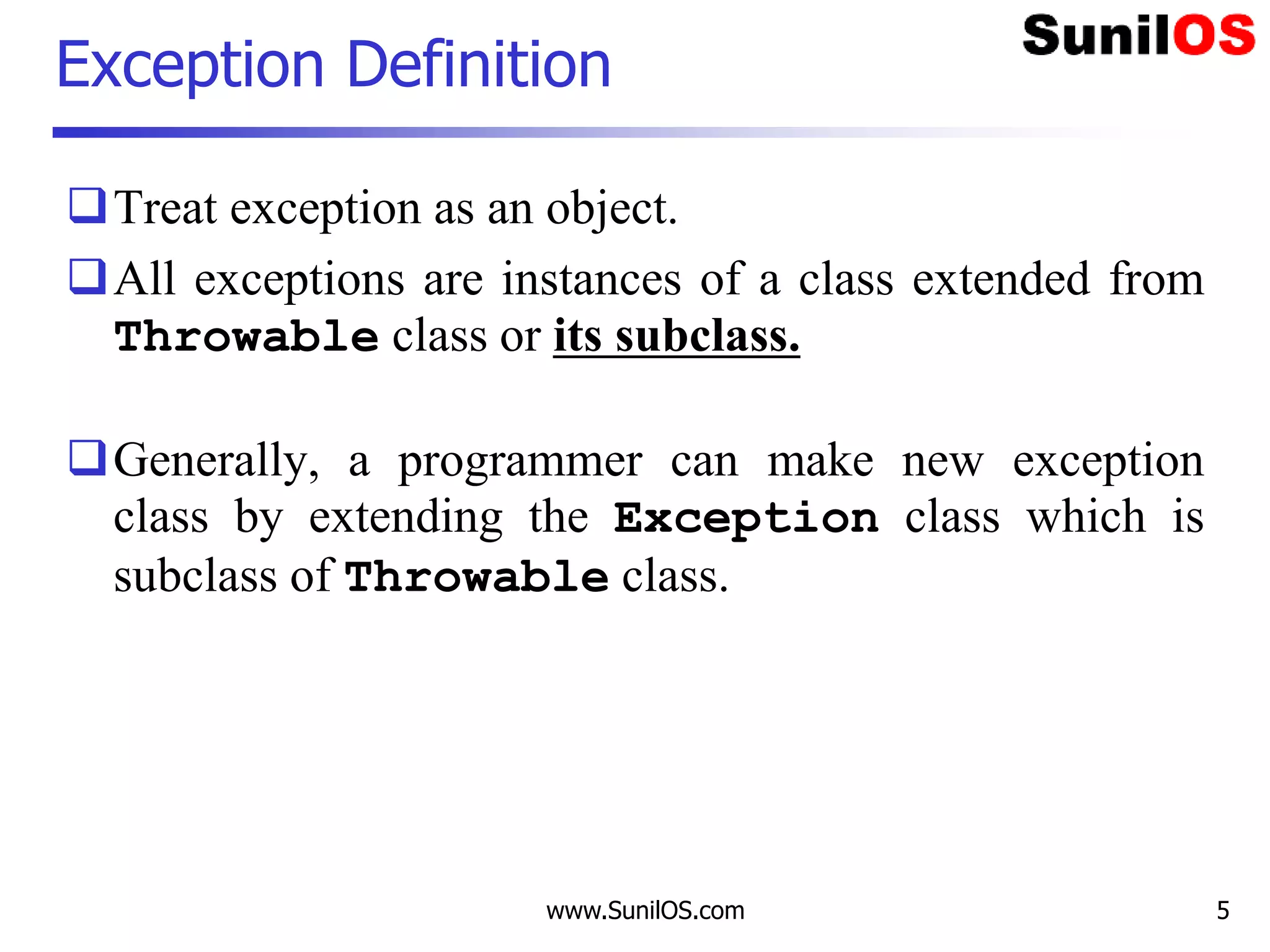 Exception Handling v3
