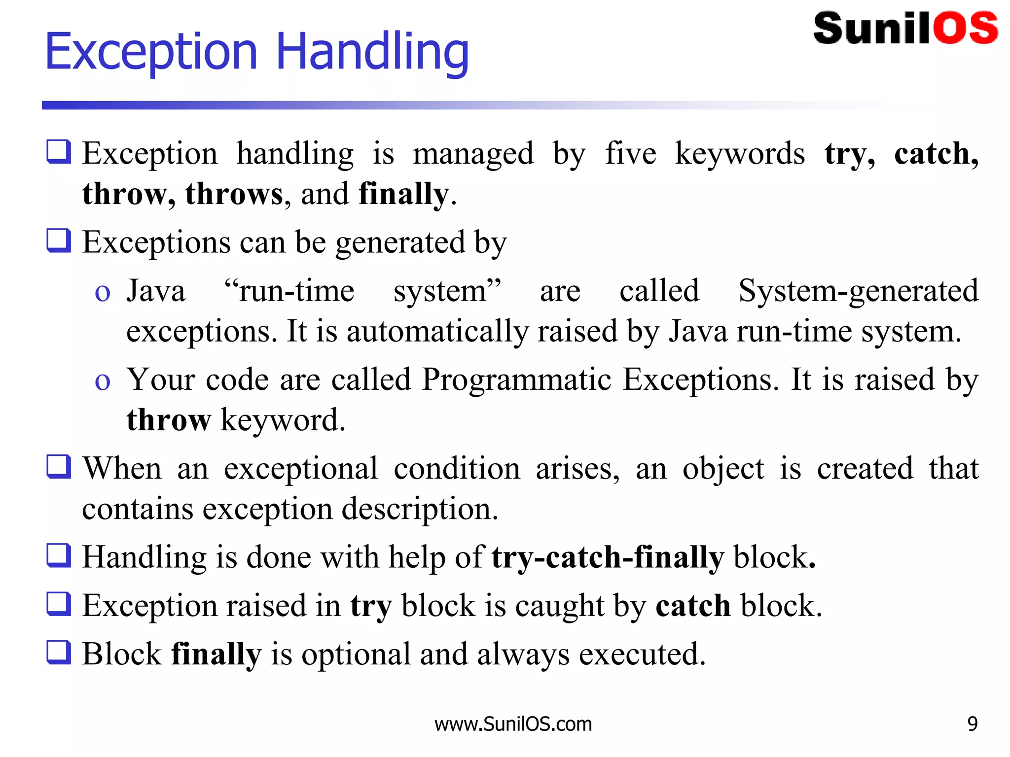 Exception Handling v3
