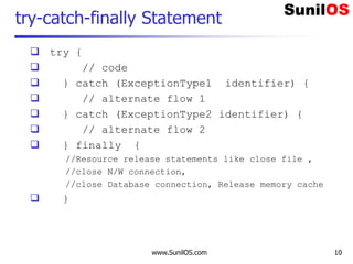 Exception Handling v3