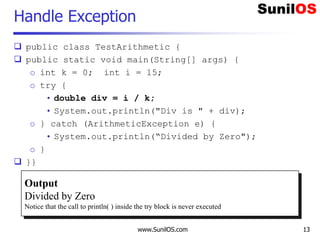 Exception Handling v3