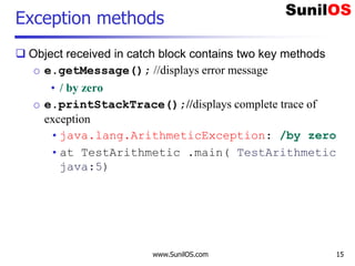 Exception Handling v3