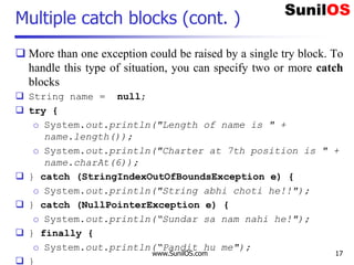 Exception Handling v3
