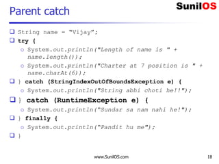 Exception Handling v3