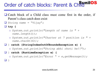 Exception Handling v3