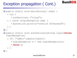 Exception Handling v3