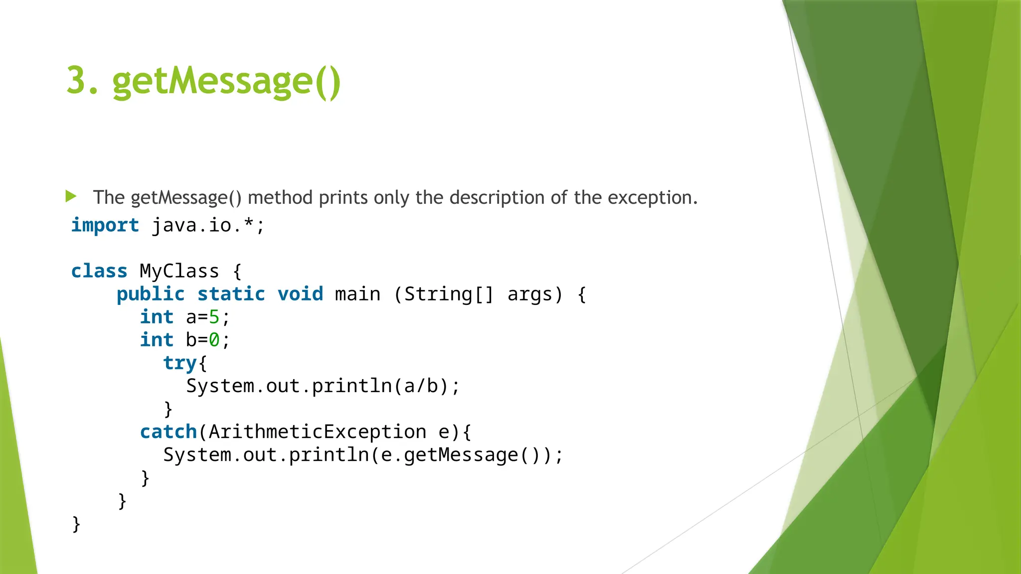Exception in java to be presented to students.pptx