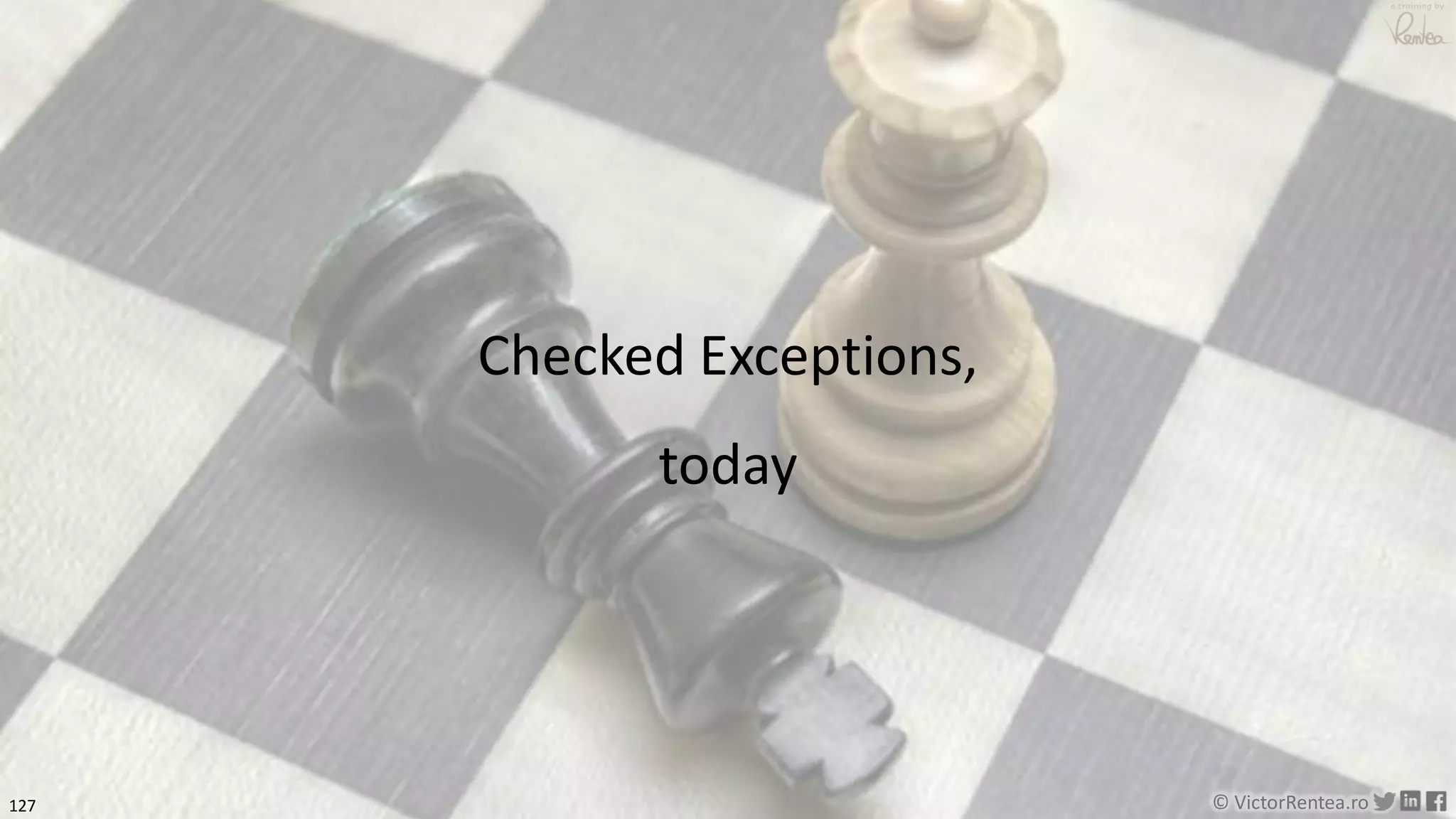 Definitive Guide to Working With Exceptions in Java - takj at Java Champions Conference