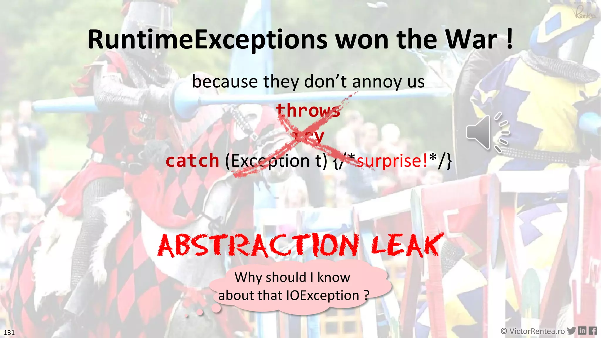 Definitive Guide to Working With Exceptions in Java - takj at Java Champions Conference