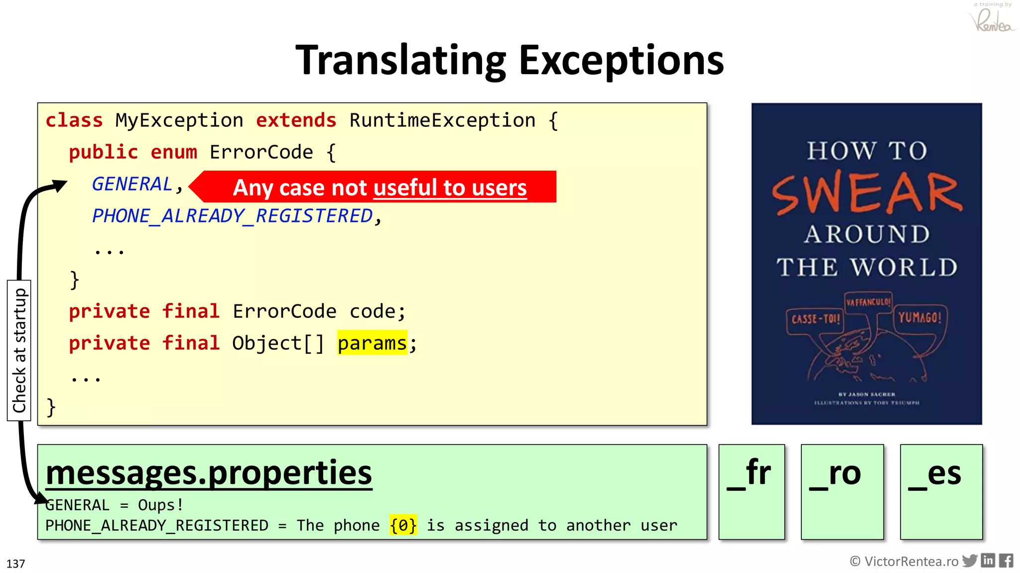 Definitive Guide to Working With Exceptions in Java - takj at Java Champions Conference
