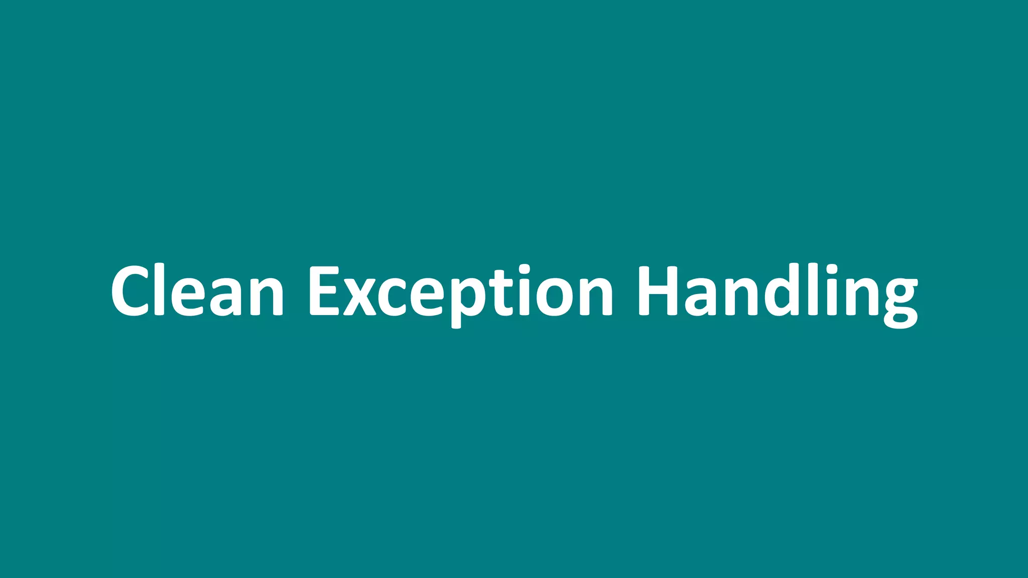 Definitive Guide to Working With Exceptions in Java - takj at Java Champions Conference